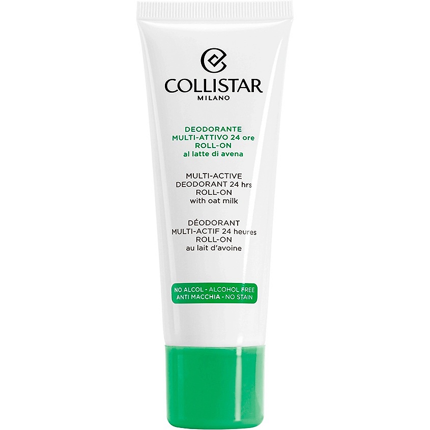 COLLISTAR Шариковый дезодорант с овсяным молочком 24H Multi-Active Deodorant Roll-On – фото 1