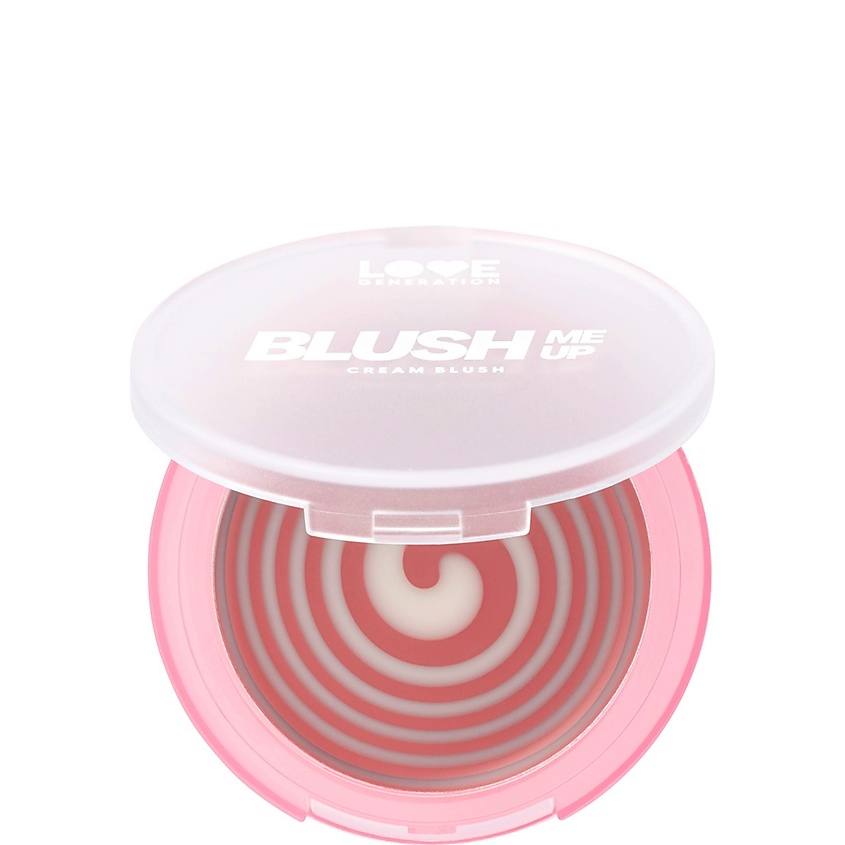 LOVE GENERATION Кремовые румяна для лица Blush Me Up, № 03 темный ягодный, 2,7 г – фото 1