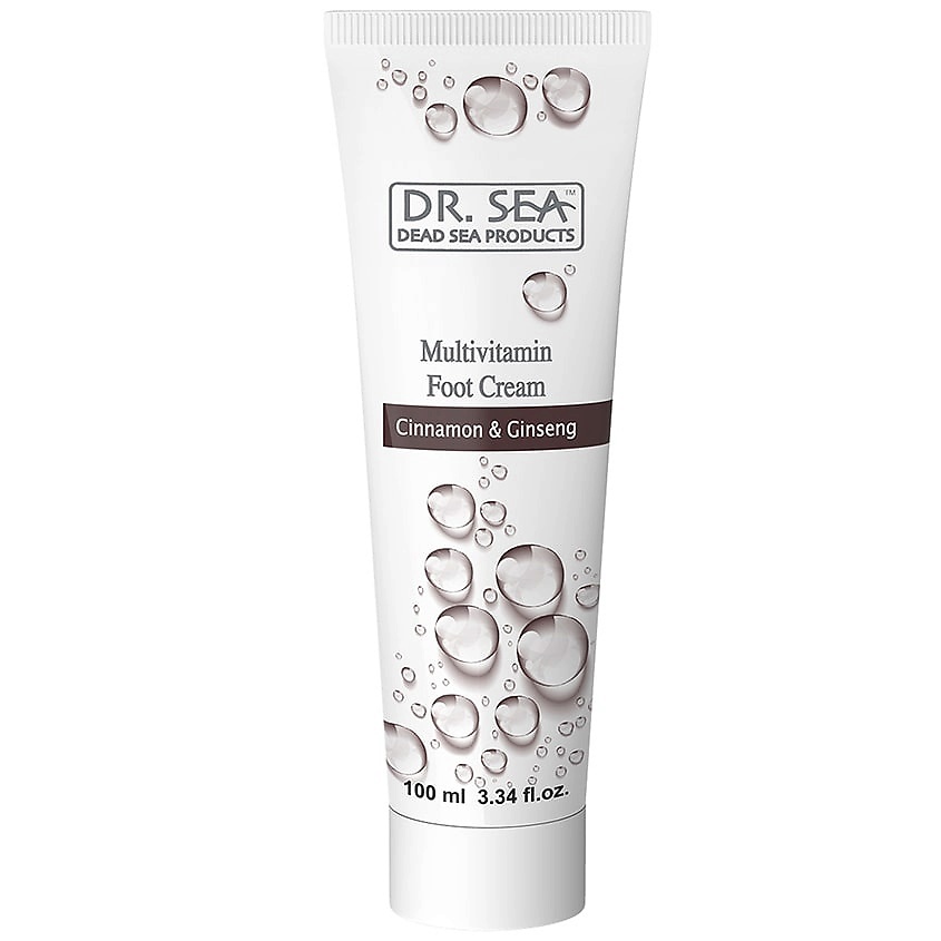 DR. SEA Крем для ног мультивитаминный с экстрактами корицы и женьшеня Multivitamin Foot Cream – фото 1