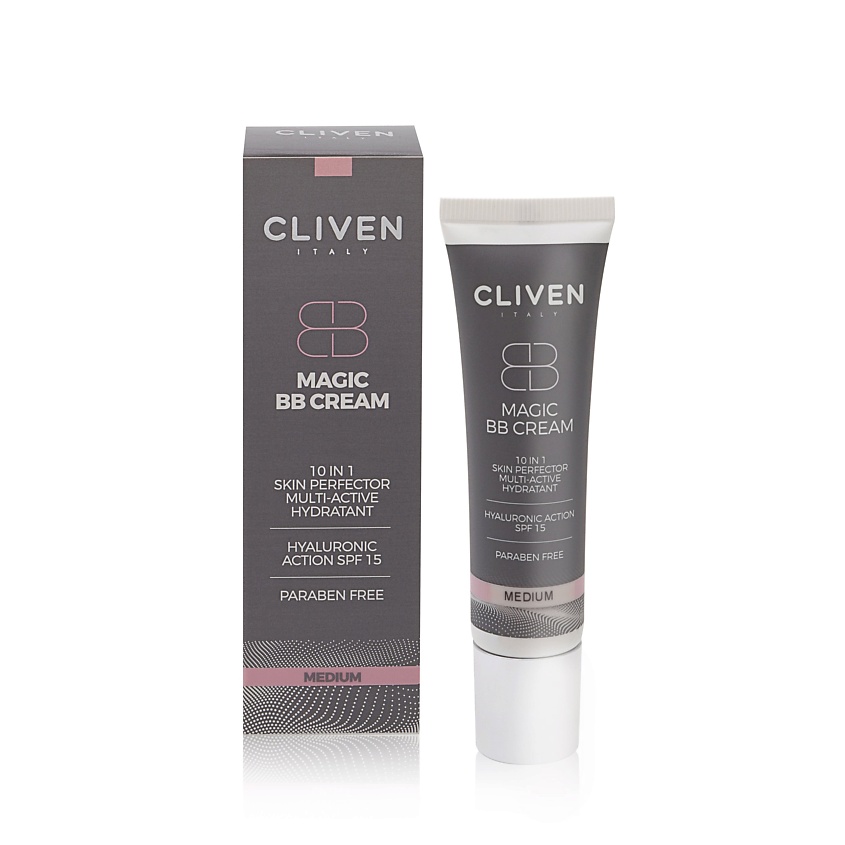 CLIVEN Тональный BB крем для лица SPF 15, Medium – фото 2