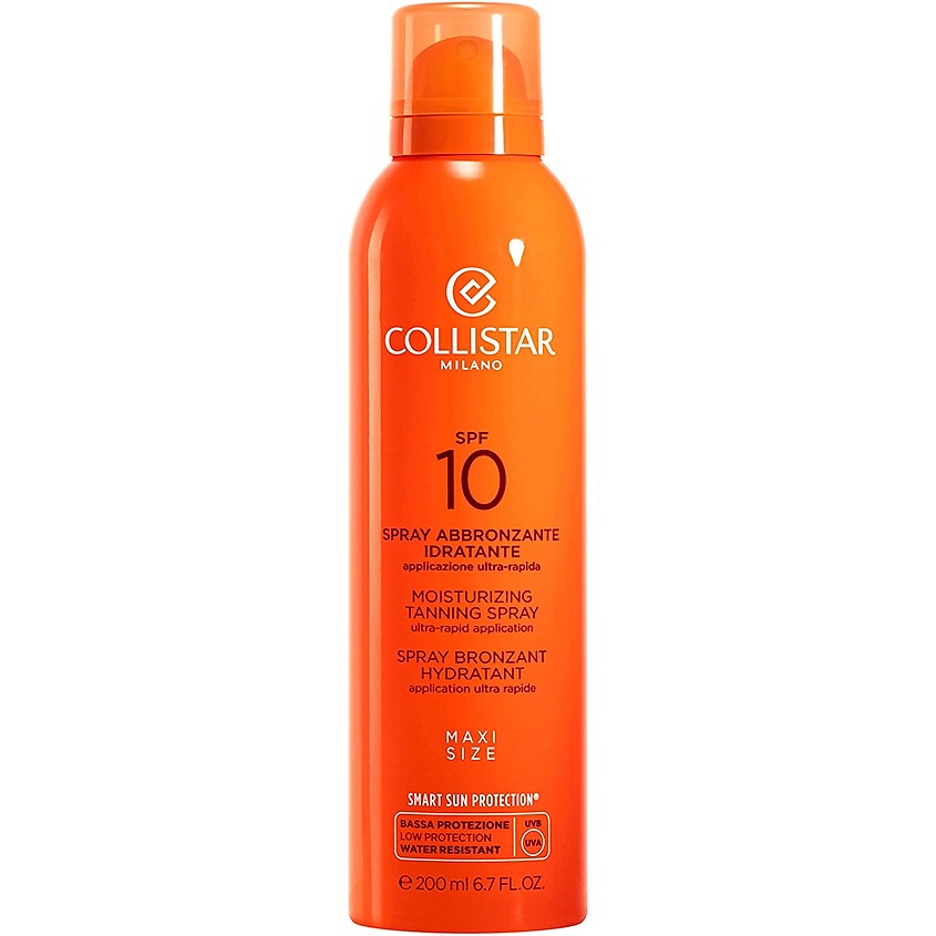 COLLISTAR Спрей для загара увлажняющий SPF10 Moisturizing Tanning Spray – фото 2
