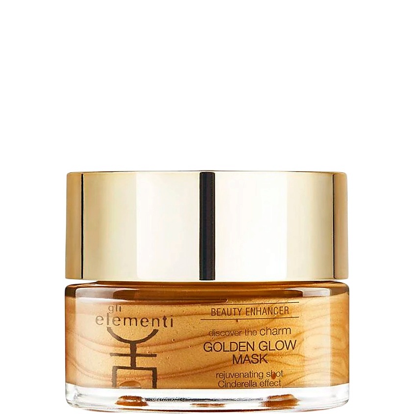 GLI ELEMENTI Маска для лица придающая сияние Golden Glow Mask – фото 1