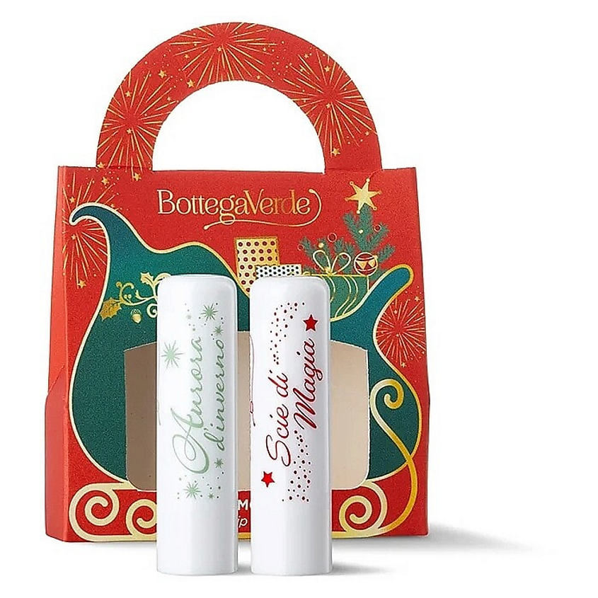 BOTTEGA VERDE Набор бальзамов для губ Christmas Limited Edition: Aurora d'Inverno + Scie di Magia – фото 1