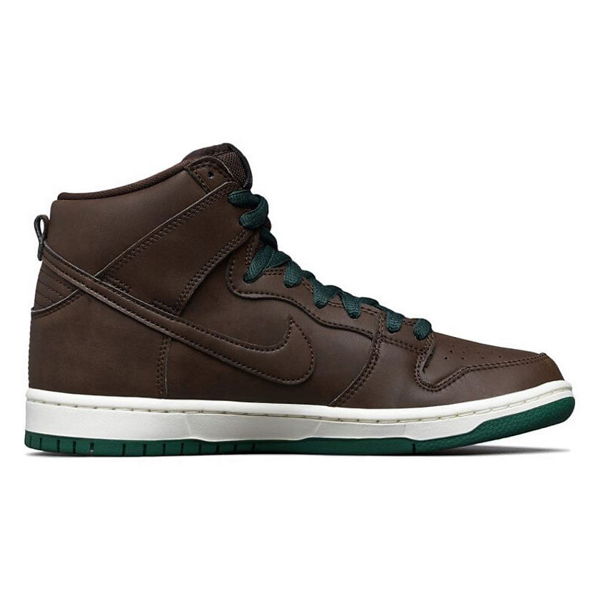 NIKE Кроссовки Sb Dunk High Baroque Brown Vegan Leather, цвет: Мультиколор, размер: 36,5 – фото 2