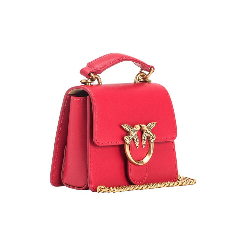 PINKO Сумка LOVE Series Soft Leather Handbag Shoulder Bag – фото 2