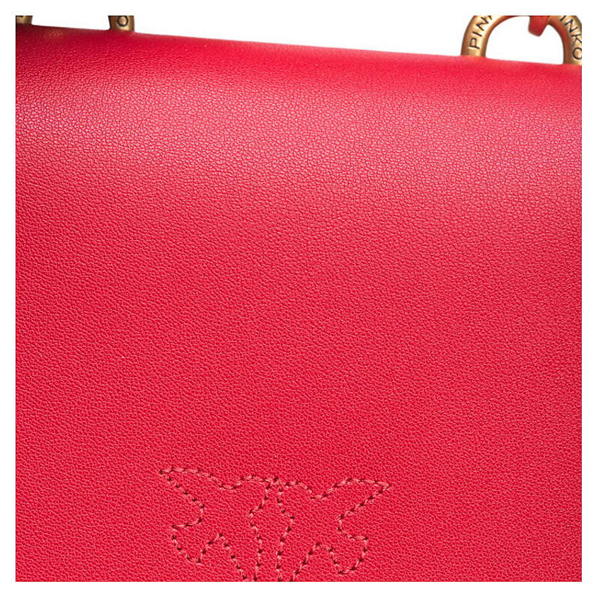 PINKO Сумка LOVE Series Soft Leather Handbag Shoulder Bag – фото 6