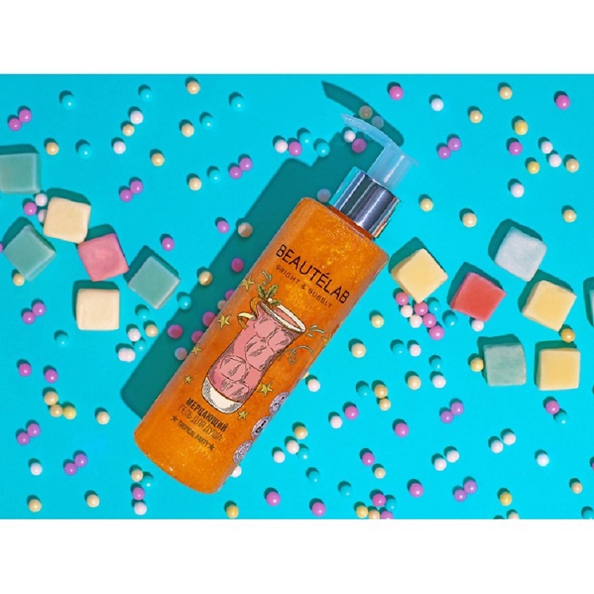 LCOSMETICS Гель для душа "TROPICAL PARTY" мерцающий – фото 2