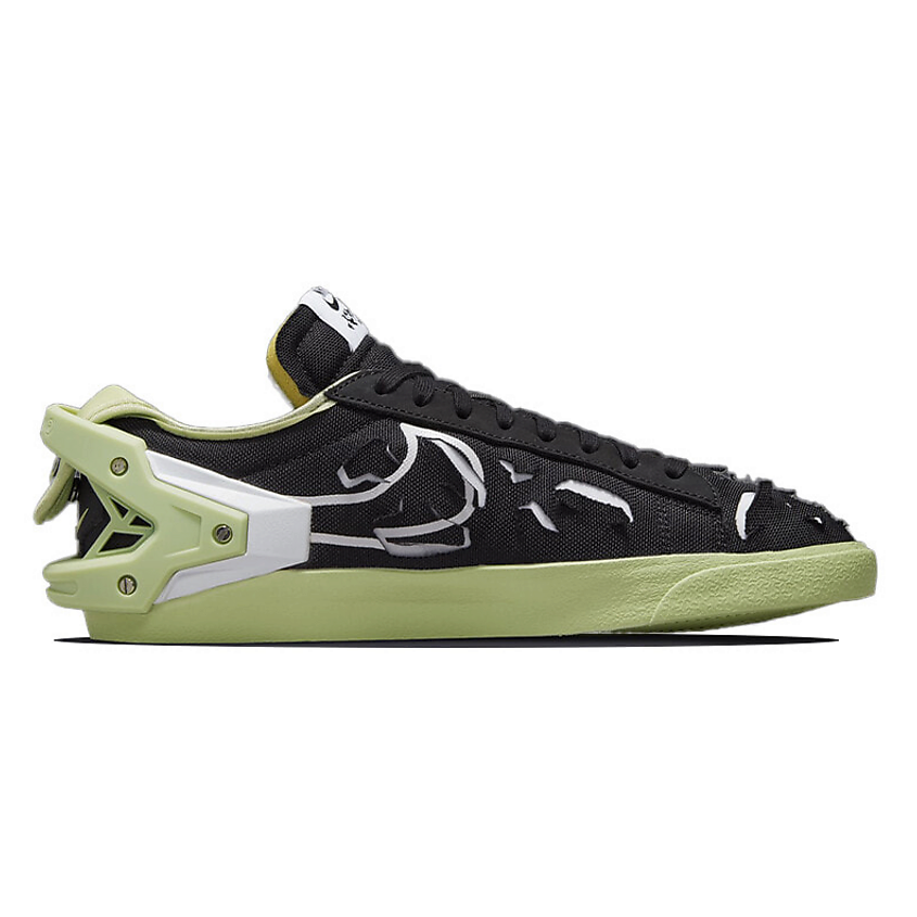NIKE Кроссовки Blazer Low Acronym Black Olive Aura – фото 2