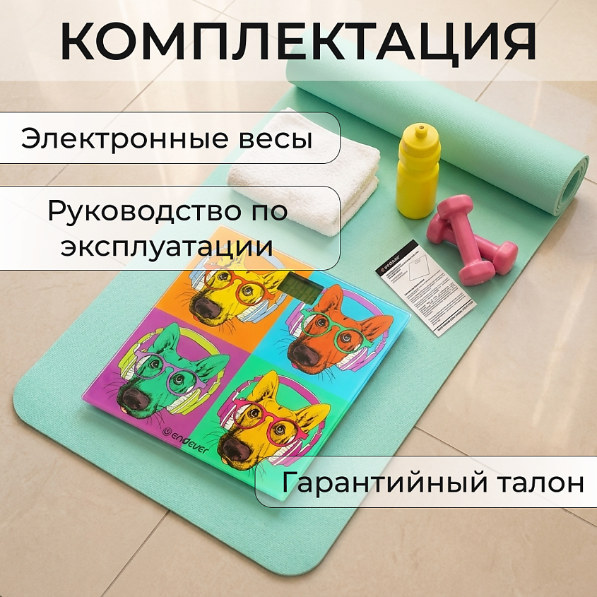 ENDEVER Весы напольные электронные точные для веса – фото 7