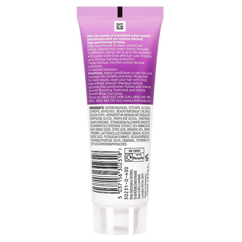 JOHN FRIEDA Разглаживающий кондиционер Frizz Ease Infinite Smooth – фото 3
