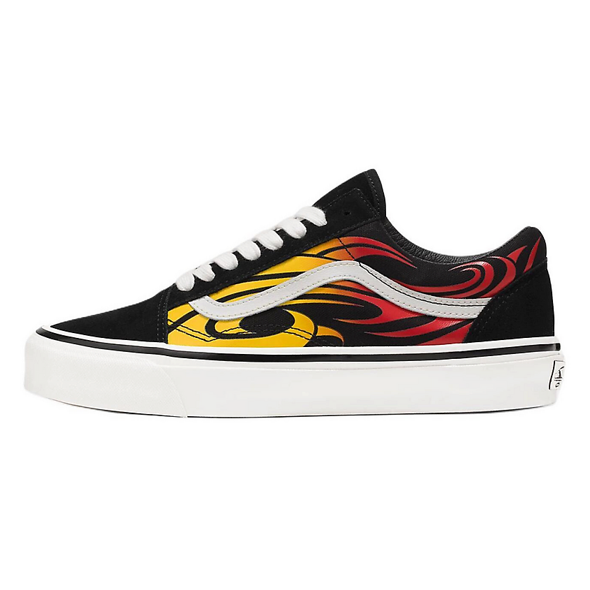 VANS Кроссовки Old Skool 36 Lx Warped Tour Black Flame – фото 2