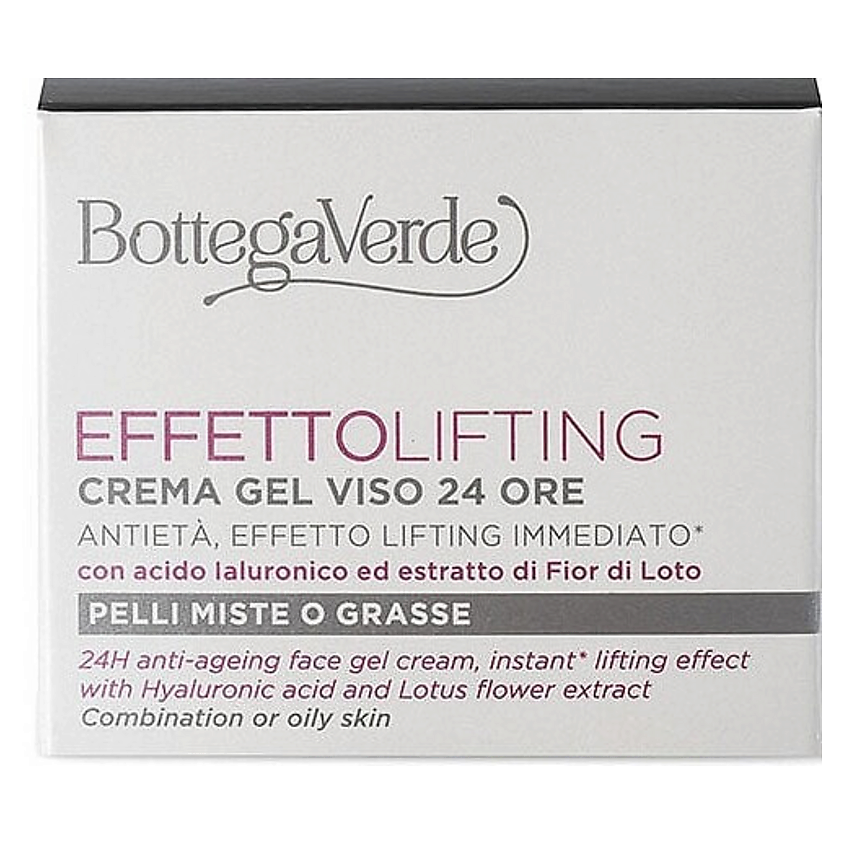 BOTTEGA VERDE Антивозрастной гель-крем для комбинированной и жирной кожи Lifting Effect Anti-Ageing – фото 2