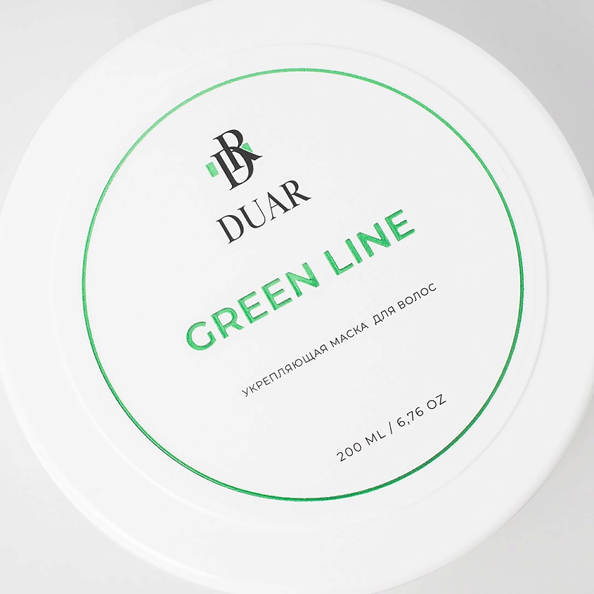 DUAR Укрепляющая маска для ослабленных и поврежденных волос Green Line – фото 5
