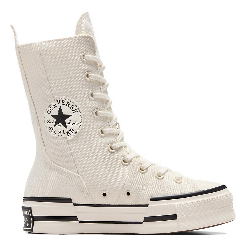 CONVERSE Кроссовки Chuck 70 Plus X High Egret Black Womens – фото 2