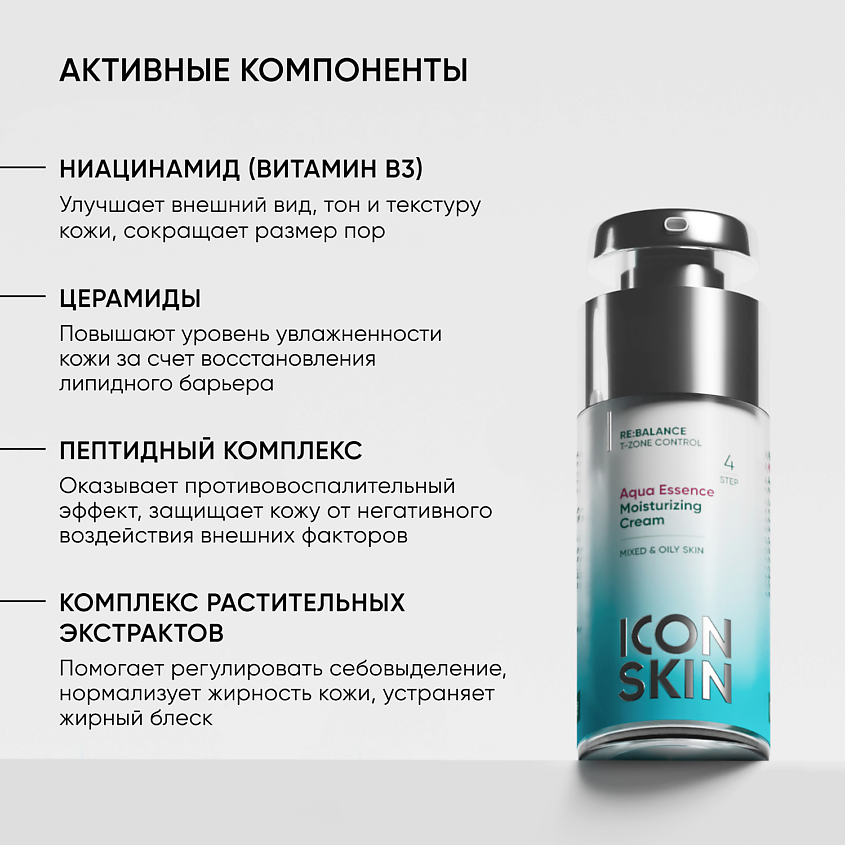 ICON SKIN Увлажняющий крем Aqua Essence – фото 4