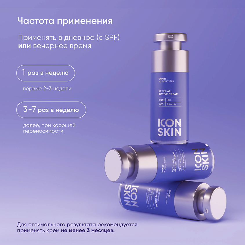 ICON SKIN Крем для лица с ретинолом антивозрастной Retin-All – фото 7