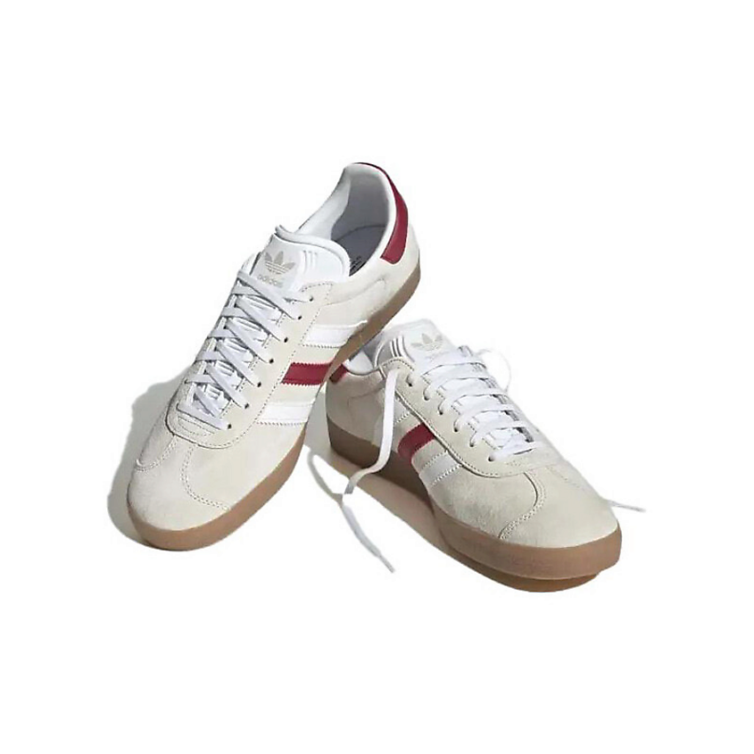 ADIDAS ORIGINAL Кроссовки женские Adidas Gazelle 'Aluminium Burgundy' – фото 3
