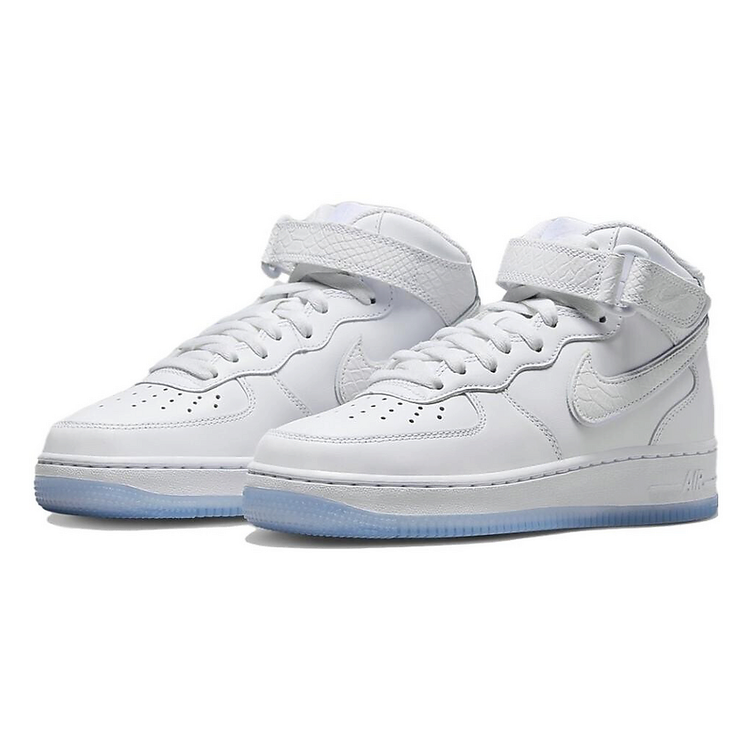 NIKE Кроссовки Air Force 1 Mid White Snakeskin Ice – фото 3