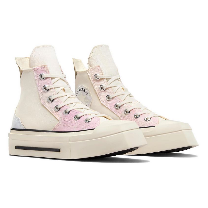 CONVERSE Кроссовки Chuck 70 De Luxe Squared High Stardust Lilac Egret – фото 3