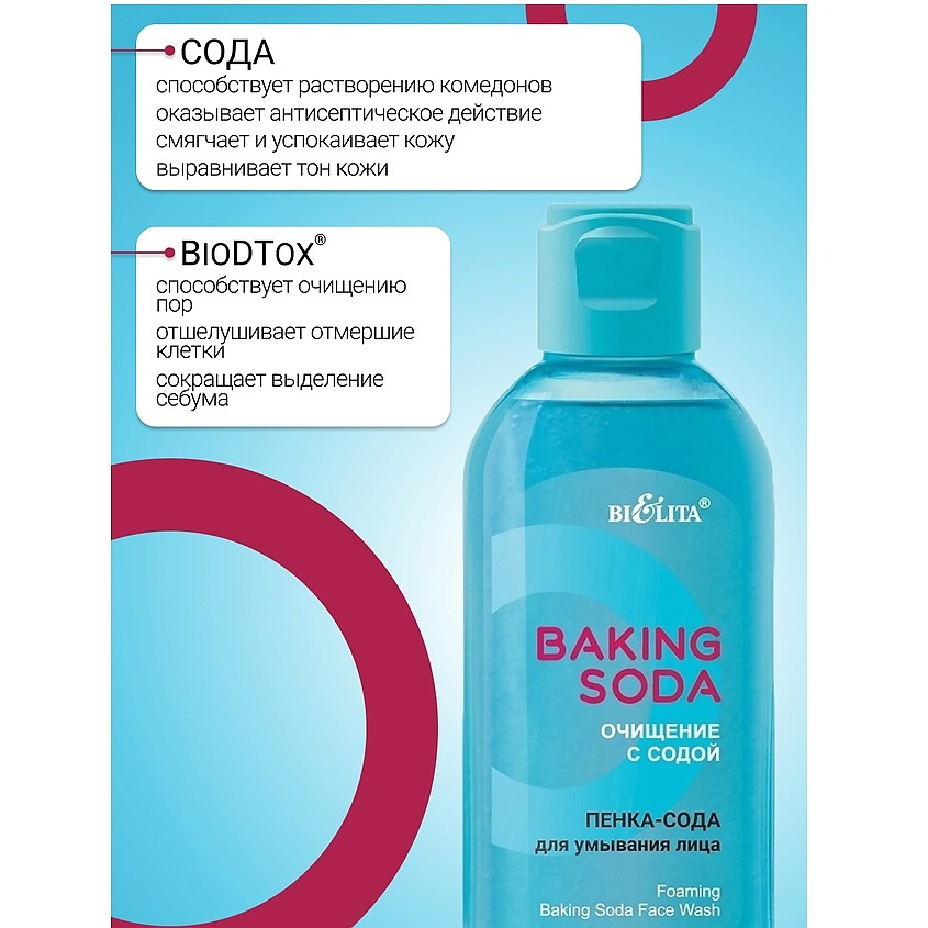 БЕЛИТА Пенка-сода для умывания лица Baking Soda – фото 2