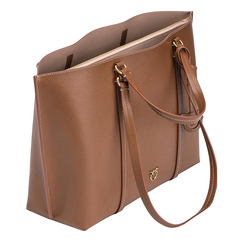 PINKO Сумка Cow Leather Tote Bag Shopping Bag Handbag – фото 4