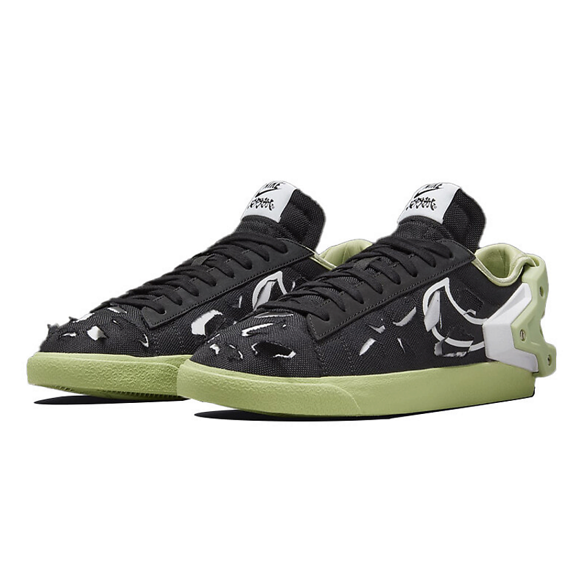 NIKE Кроссовки Blazer Low Acronym Black Olive Aura – фото 3