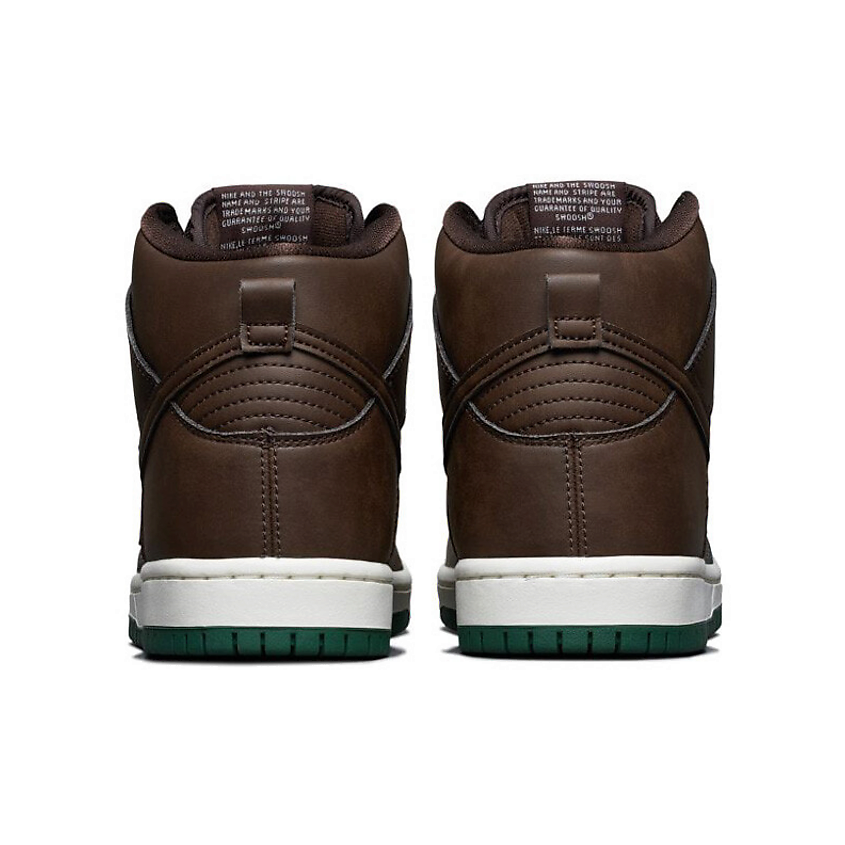 NIKE Кроссовки Sb Dunk High Baroque Brown Vegan Leather, цвет: Мультиколор, размер: 38 – фото 5