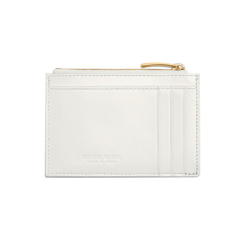 BOTTEGA VENETA Кардхолдер‑кошелёк Luggage Chalk White – фото 2