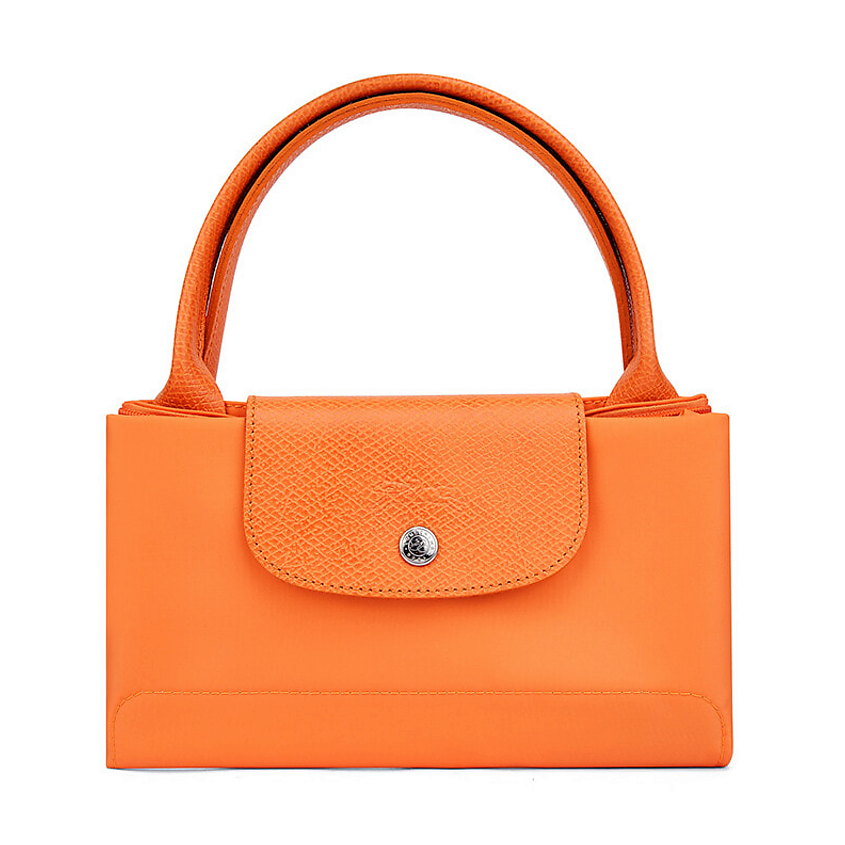 LONGCHAMP Сумка Le Pliage Green Recycled Canvas One Shoulder Handbag Small Size Women's Orange – фото 6