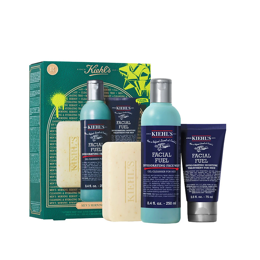 KIEHL'S Набор средств для лица Men's Morning Reboot – фото 2