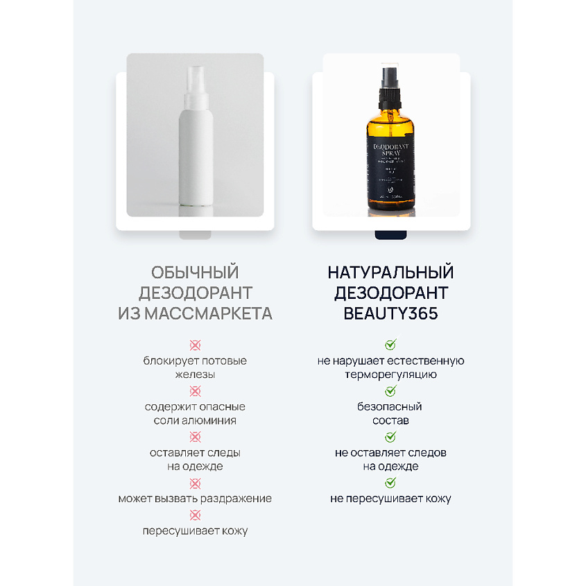 BEAUTY365 Дезодорант минеральный натуральный "Черный лед" – фото 6