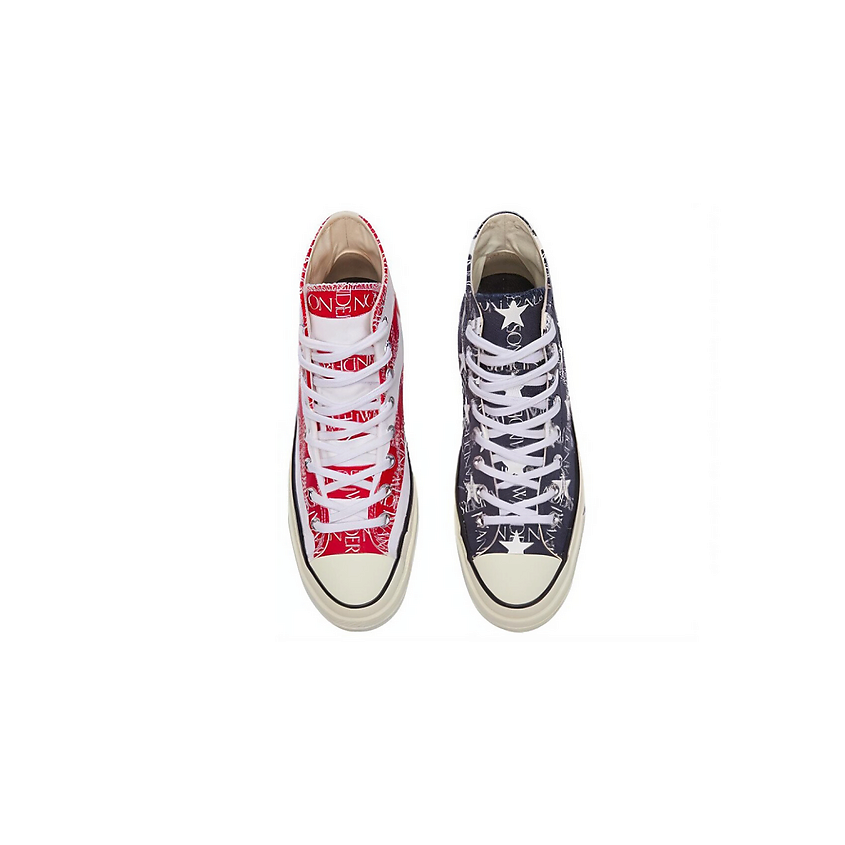 CONVERSE Кроссовки Chuck Taylor All Star 70 Hi Jw Anderson Split Flag, цвет: Мультиколор, размер: 44 – фото 4