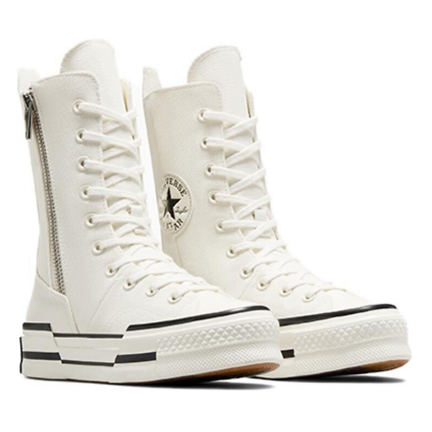 CONVERSE Кроссовки Chuck 70 Plus X High Egret Black Womens – фото 3