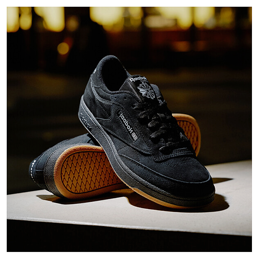 REEBOK Кроссовки для треккинга Club C 85 Suede, цвет: Черный, размер: 42 – фото 4