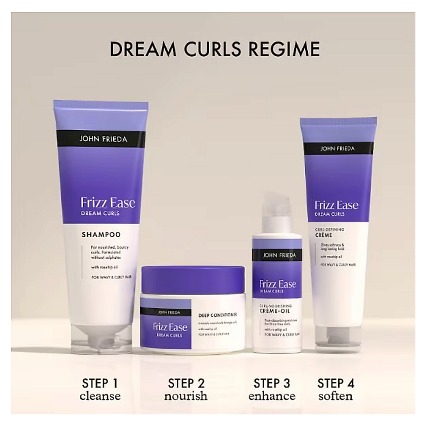 JOHN FRIEDA Питательная маска для кудрявых волос Frizz Ease Dream Curls – фото 2