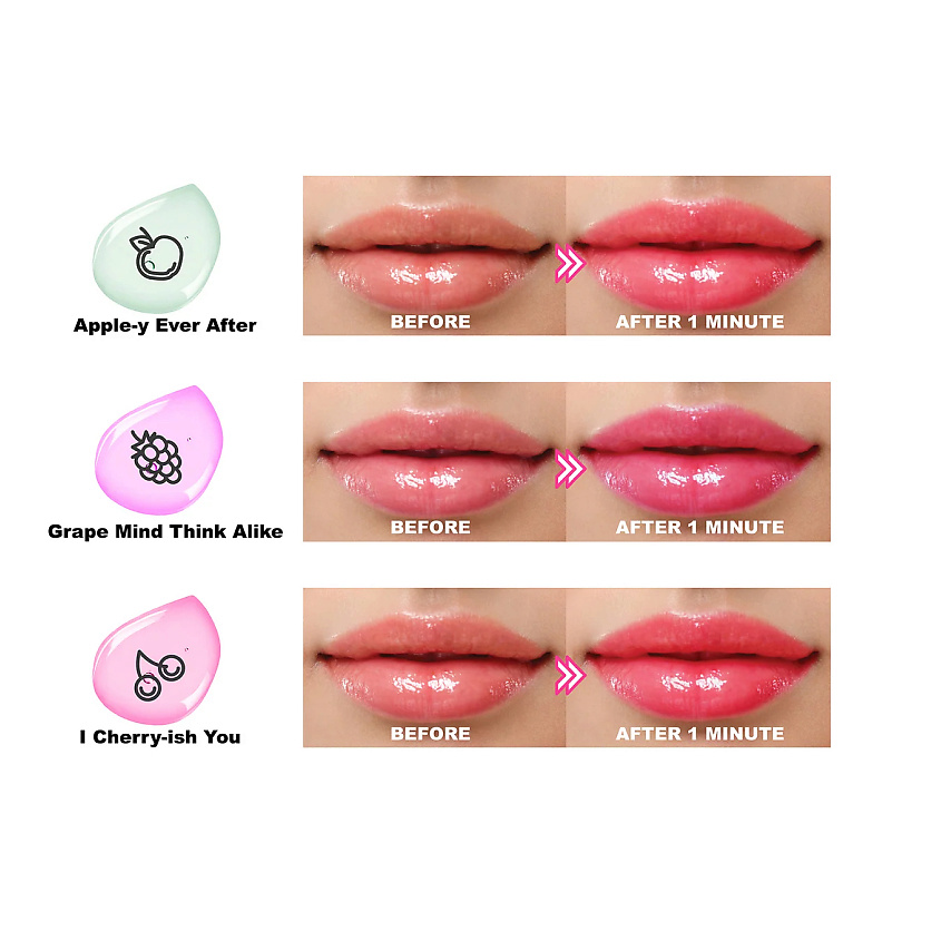 J. CAT BEAUTY Масло для губ меняющее цвет LIPSPECT – фото 4