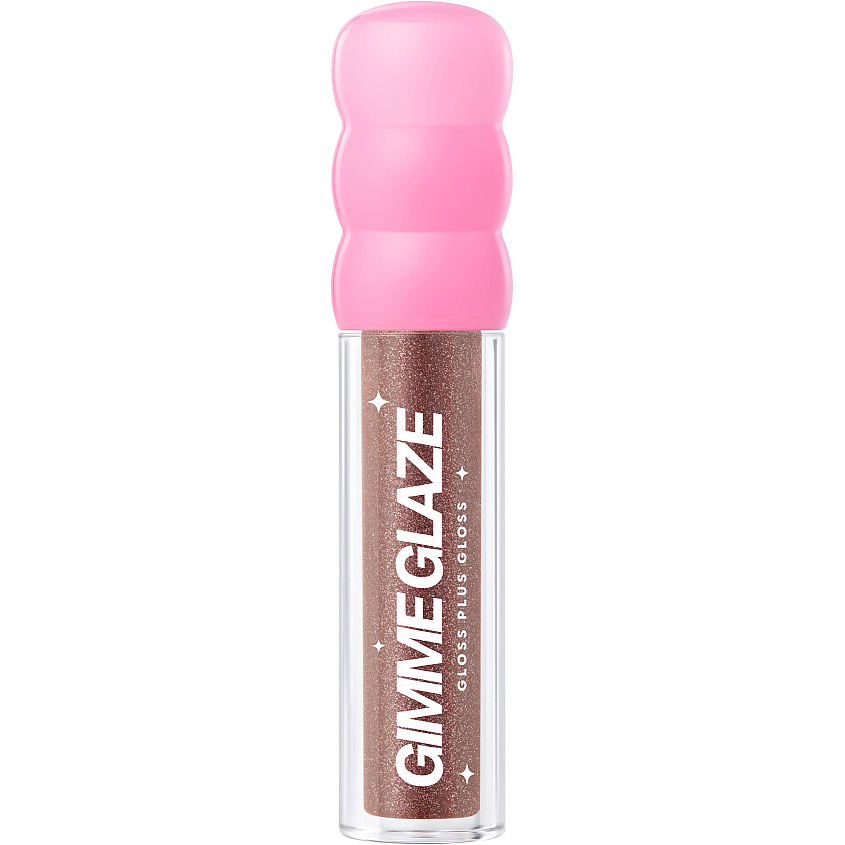 LOVE GENERATION Блеск для губ с металлическим аппликатором Love Generation Gimme Glaze, № 09, карамельный с блестками, 3 мл – фото 3