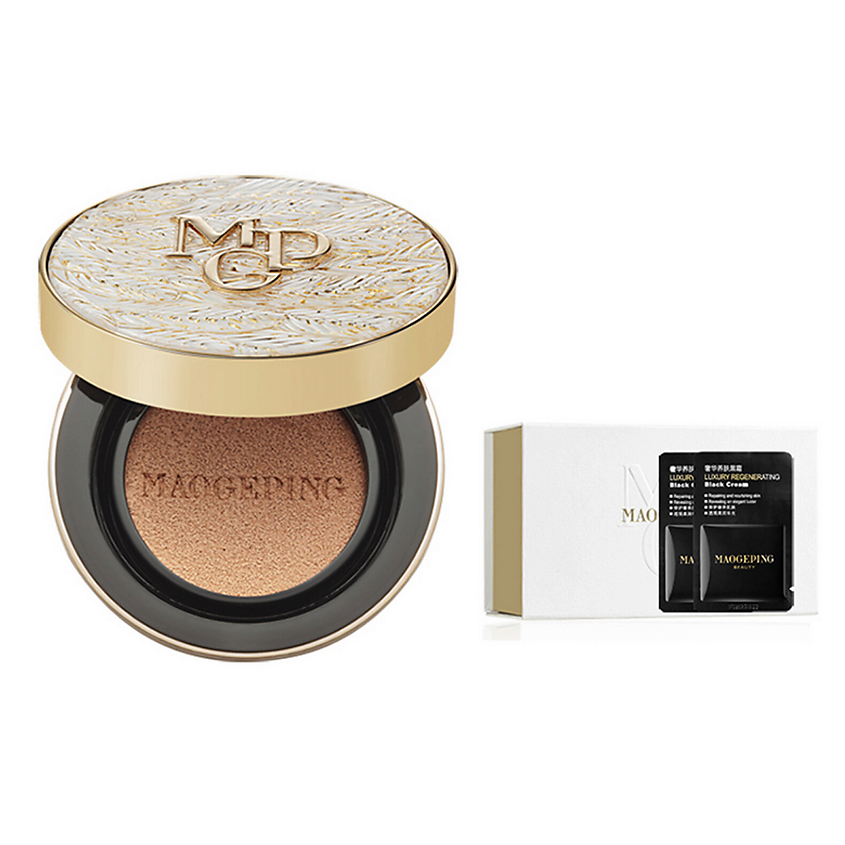MAOGEPING Тональный кушон Luxury Caviar Flawless Cushion – фото 1