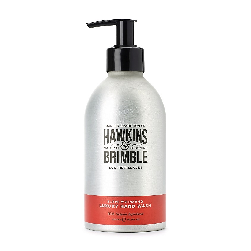 HAWKINS & BRIMBLE Мыло для рук жидкое в многоразовом флаконе Elemi & Ginseng Hand Wash – фото 1