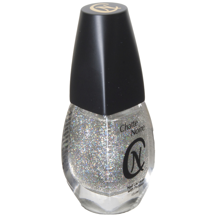 CHATTE NOIRE Защитное покрытие "TOP COAT" с блестками – фото 2