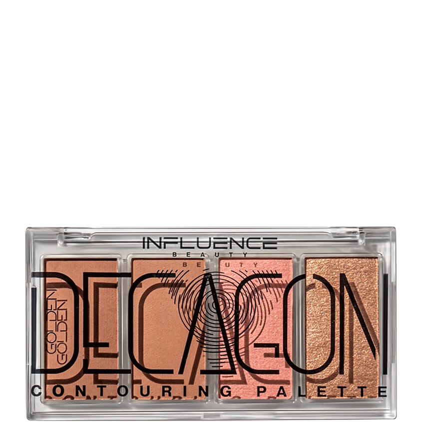 INFLUENCE BEAUTY Палетка контуринга со схемой золотого сечения Golden Decagon – фото 1