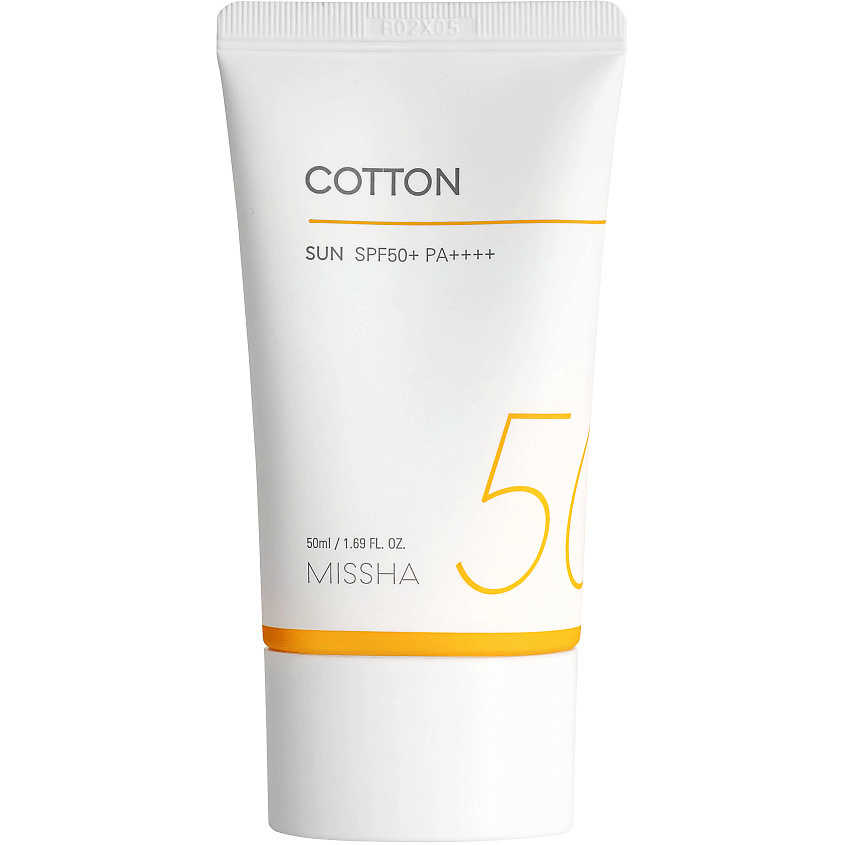 MISSHA Солнцезащитный крем с матирующим эффектом Cotton – фото 1