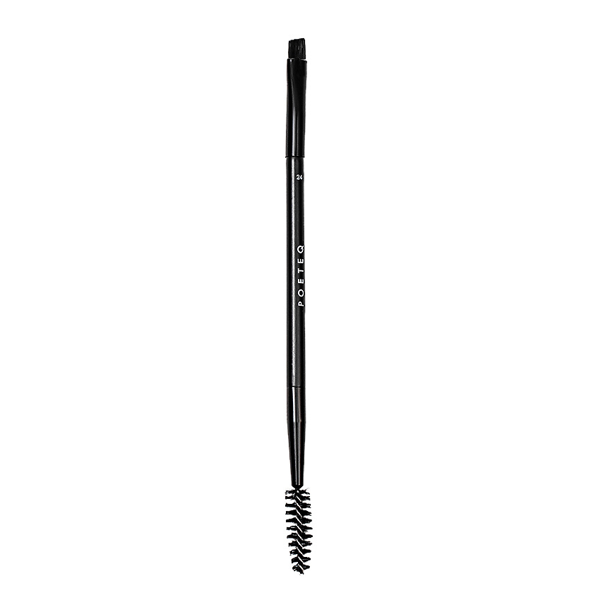 POETEQ Кисть и щеточка для бровей 2 in 1 BROW SHAPE – фото 1