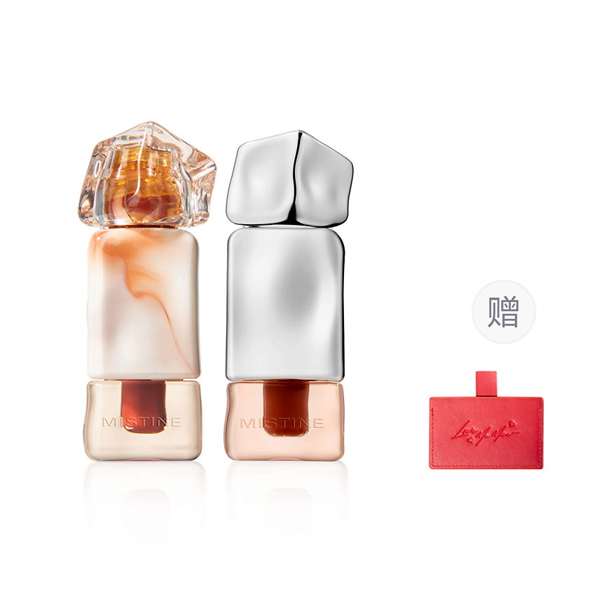 MISTINE Набор для макияжа губ Thai Latte Lip Glaze & Velvet Lip Cream – фото 1
