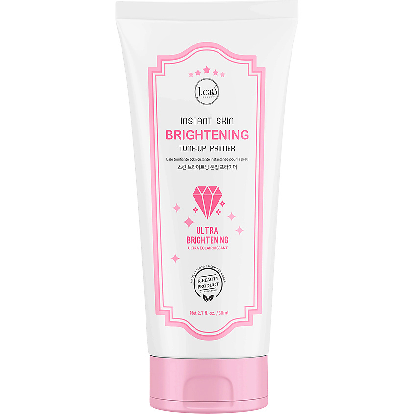 J. CAT BEAUTY Праймер для лица INSTANT SKIN BRIGHTENING TONE-UP PRIMER ULTRA BRIGHTENING – фото 1