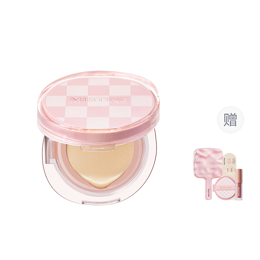 MISTINE Набор Soft Matte Essence Air Cushion Checkerboard Pink Limited – фото 1