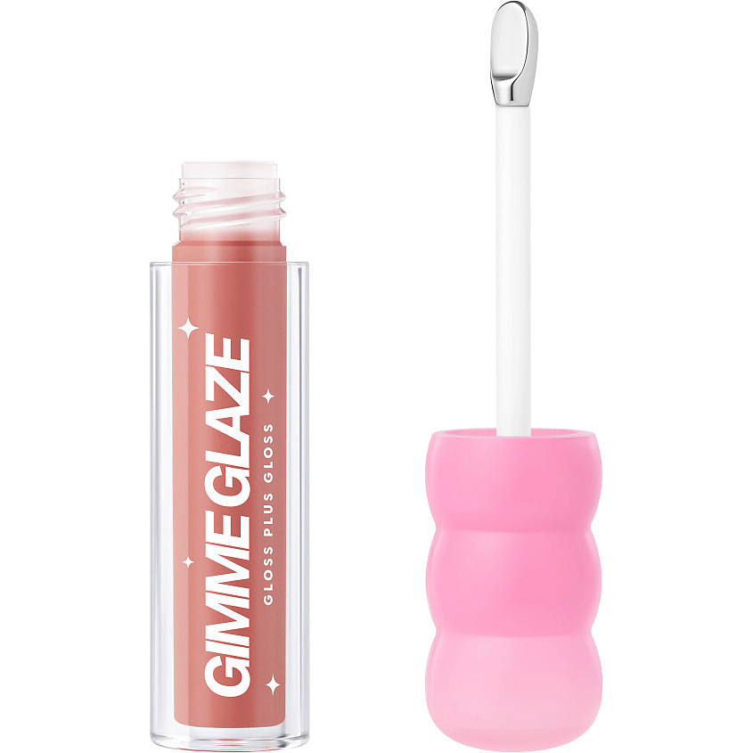 LOVE GENERATION Блеск для губ с металлическим аппликатором Love Generation Gimme Glaze, № 04, пыльно-розовый, 3 мл – фото 1