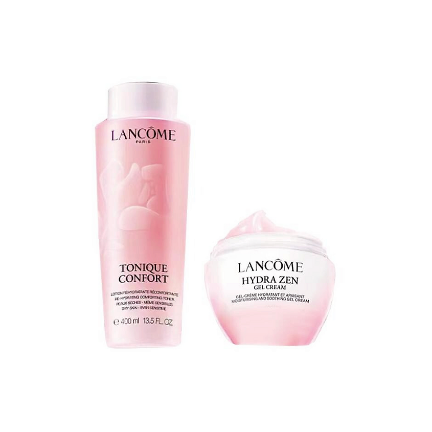 LANCOME Набор Lancome: Тоник Tonique Confort + Успокаивающий гель-крем Hydra Zen – фото 1