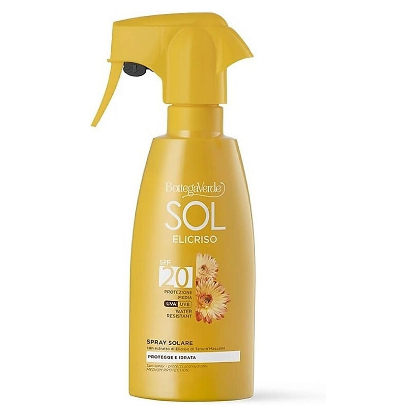BOTTEGA VERDE Солнцезащитный спрей для тела Sol Elicriso Sun Spray SPF20 – фото 1