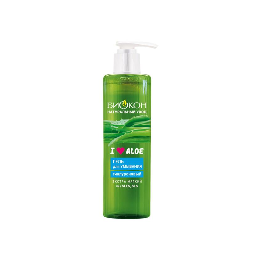 БИОКОН Гель для умывания гиалуроновый I LOVE ALOE – фото 1